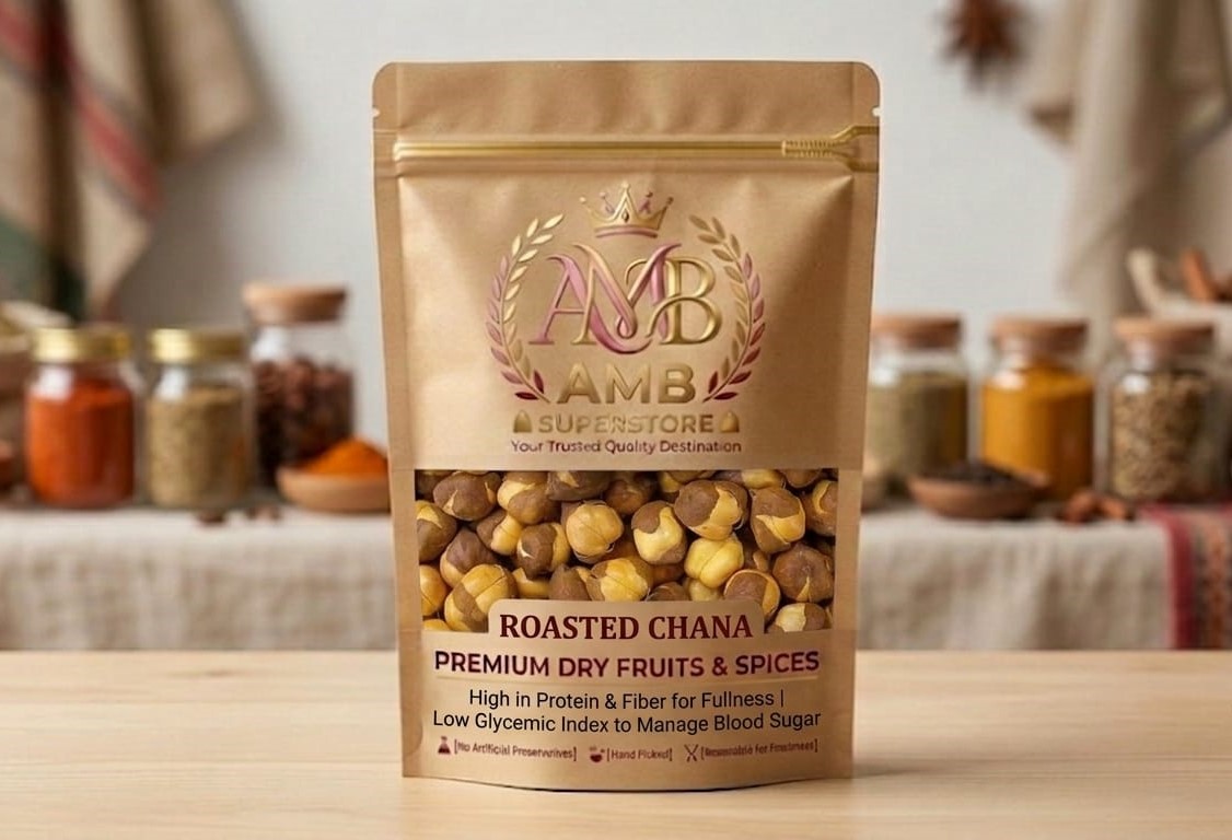 Bhune Chane - Healthy Roasted Chickpeas Gram