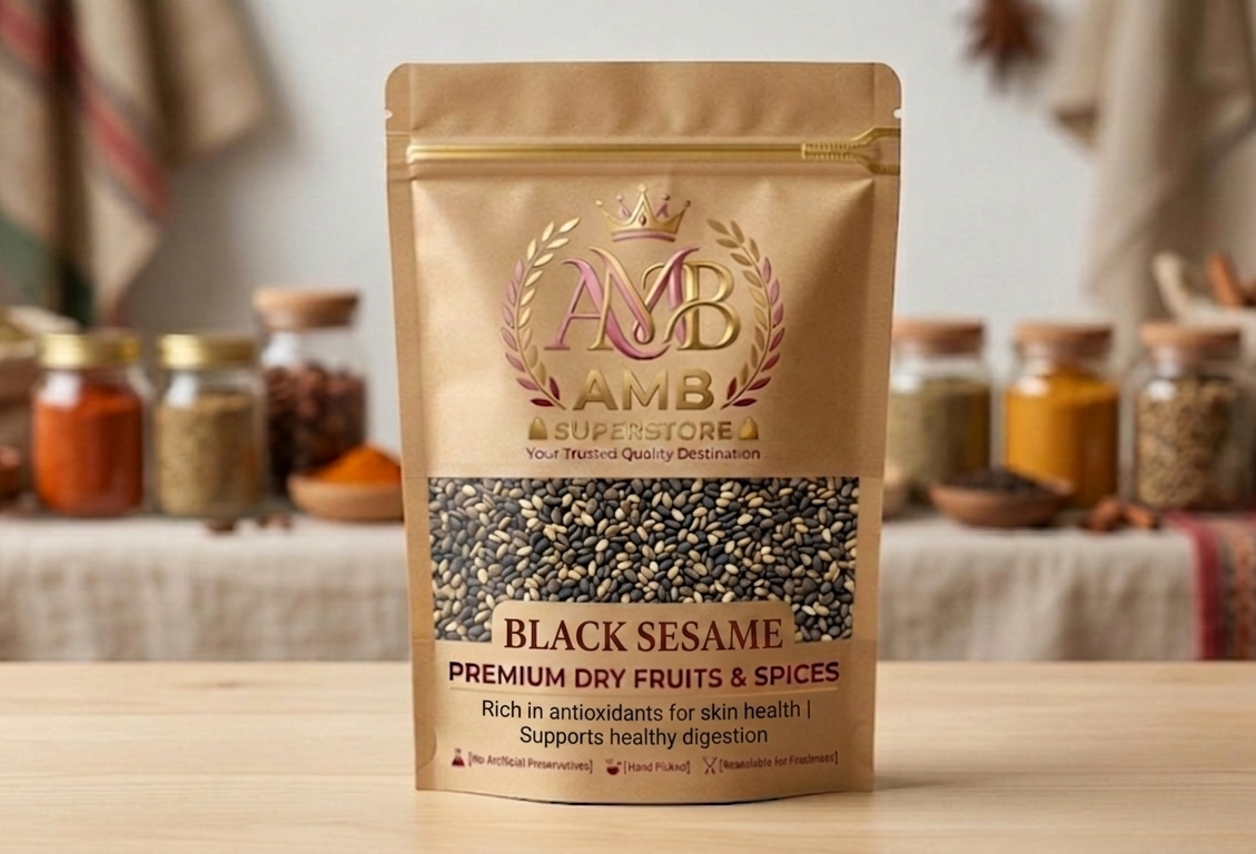 Black Sesame Seed (Till) - Premium Whole Black Sesame Seeds