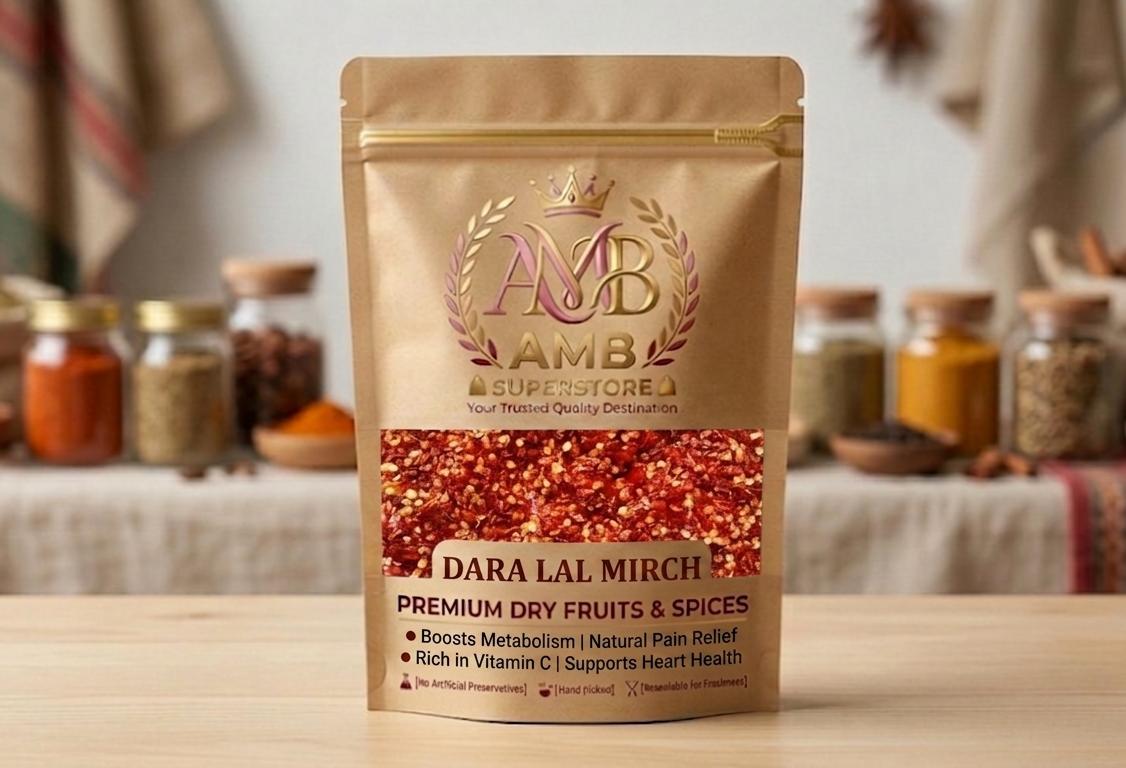 Dara Lal Mirch - Premium Crushed Red Chilli Spices