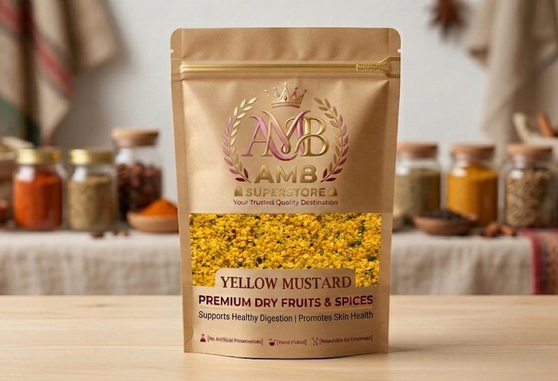Yellow Mustard Crushed - Coarse Crushed Yellow Mustard Seeds